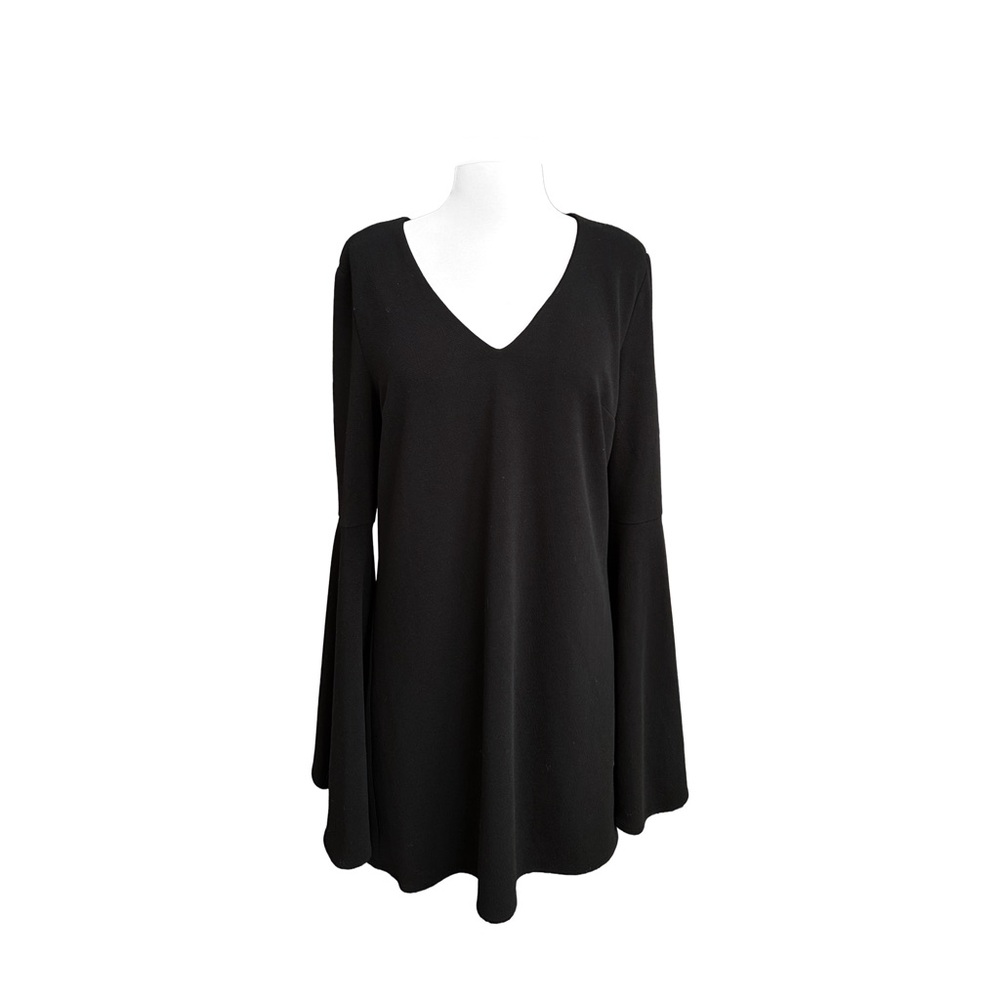 C. Luce Little Black Bell Sleeve Dress